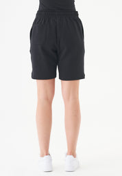 SHEYMA | Sweat Shorts in 100% Organic Cotton in black - Ecomarket.com