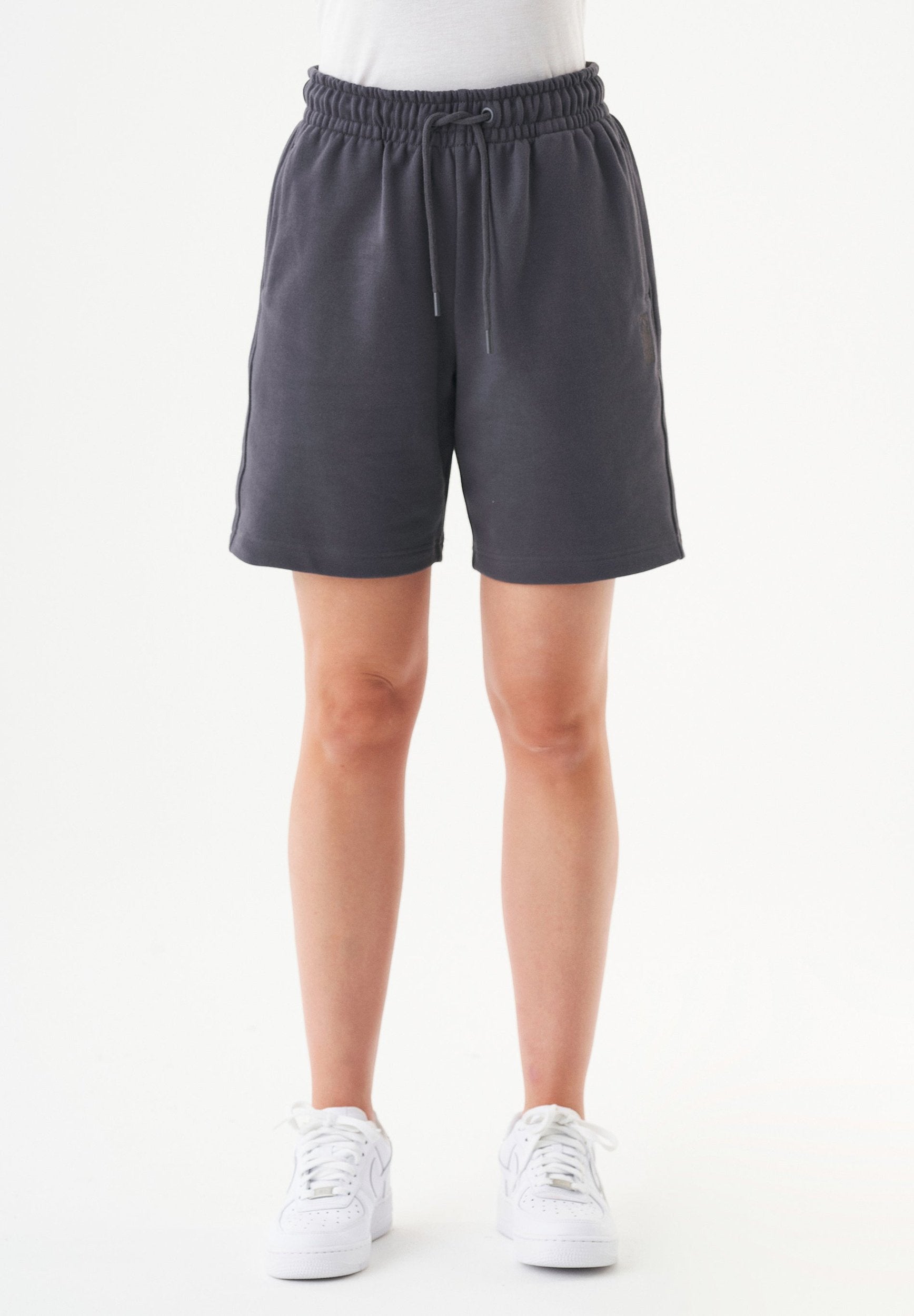 SHEYMA | Sweat Shorts in 100% Organic Cotton in antracite - Ecomarket.com