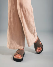DAVU Vegan Sandals in Green - Ecomarket.com