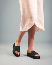 OKINA Vegan Sandals in Black - Ecomarket.com