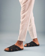 TANNA Black Vegan Sandals - Ecomarket.com