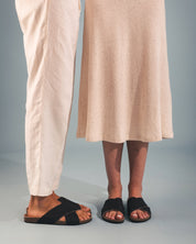 TUPAI Black Vegan Sandals - Ecomarket.com