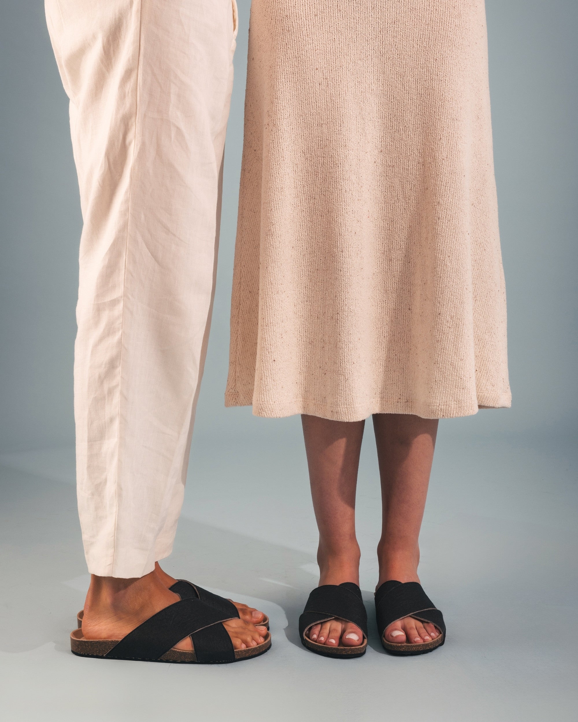 TUPAI Black Vegan Sandals - Ecomarket.com