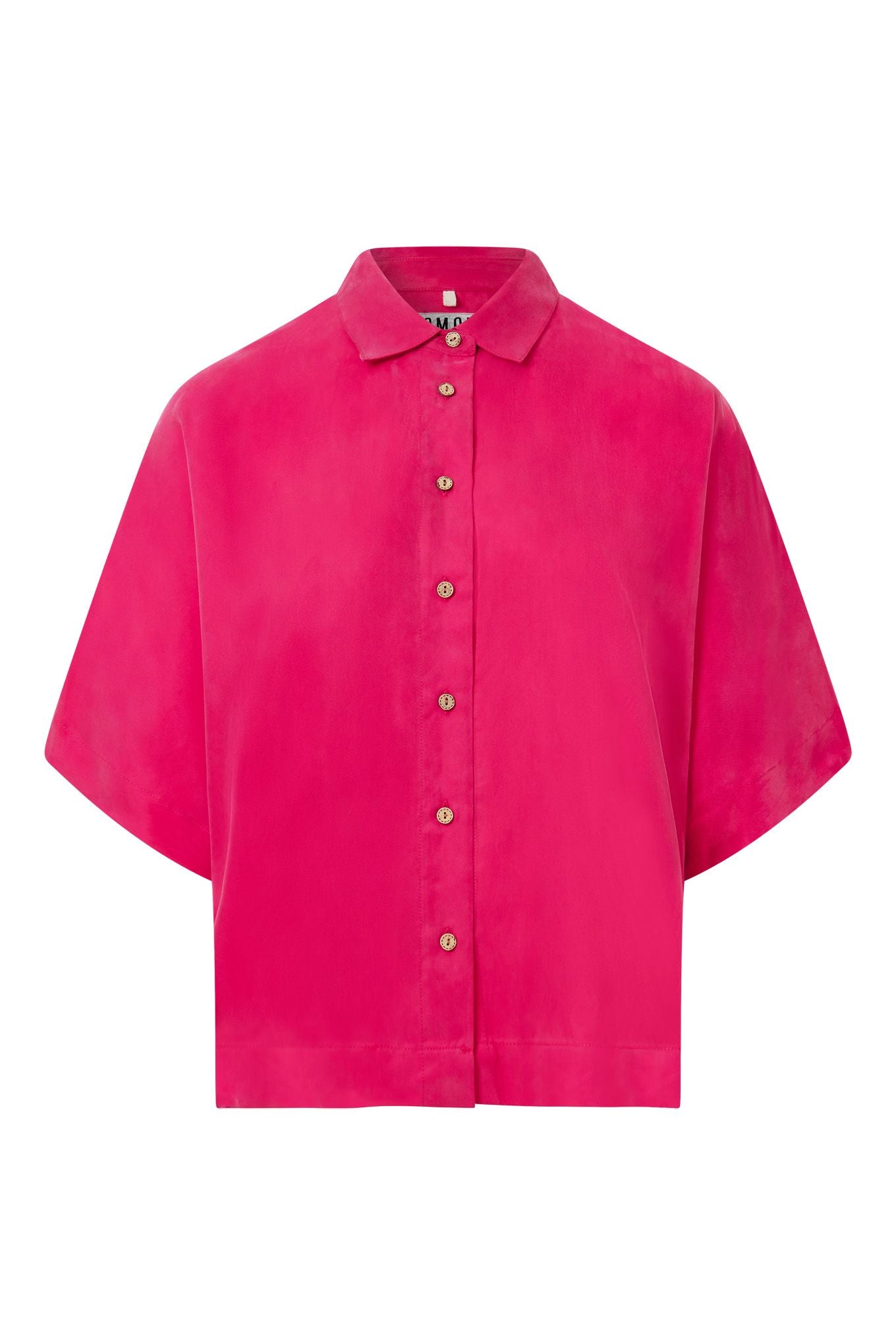 KIMONO - Cupro Shirt - Pink - Ecomarket.com