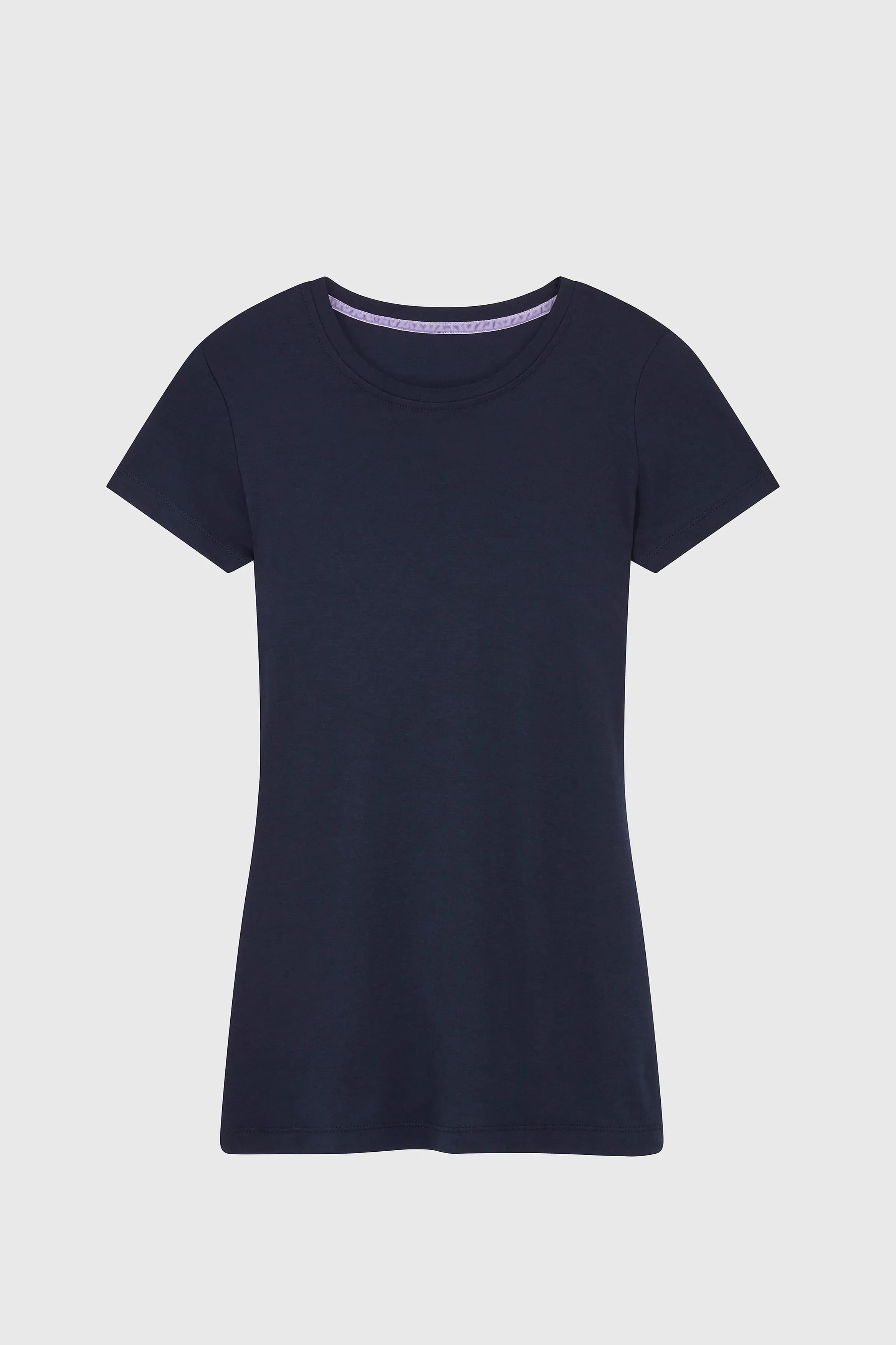 Short Sleeve Crew Neck Cotton Modal Blend T-shirt - Ecomarket.com