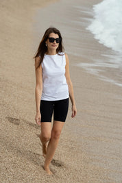 Supima Cotton High Neck Tank Top - Ecomarket.com