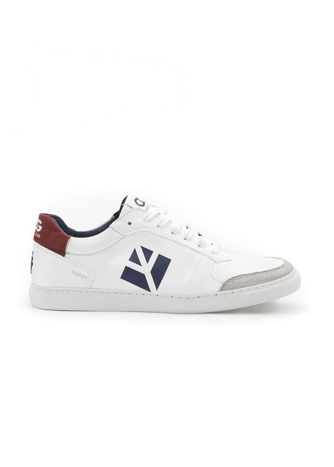 Topsy Vegan Sneaker blue white & red - Ecomarket.com