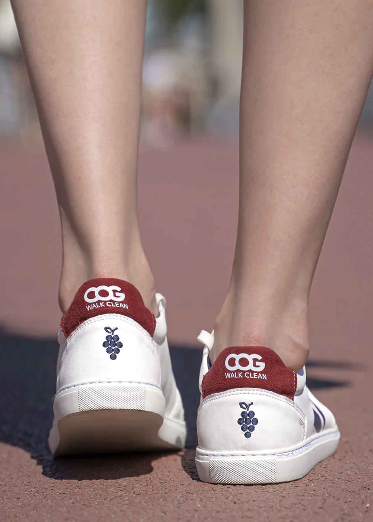 Topsy Vegan Sneaker blue white & red - Ecomarket.com