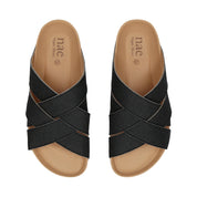 TANNA Black Vegan Sandals - Ecomarket.com