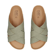 TANNA Green Vegan Sandals - Ecomarket.com
