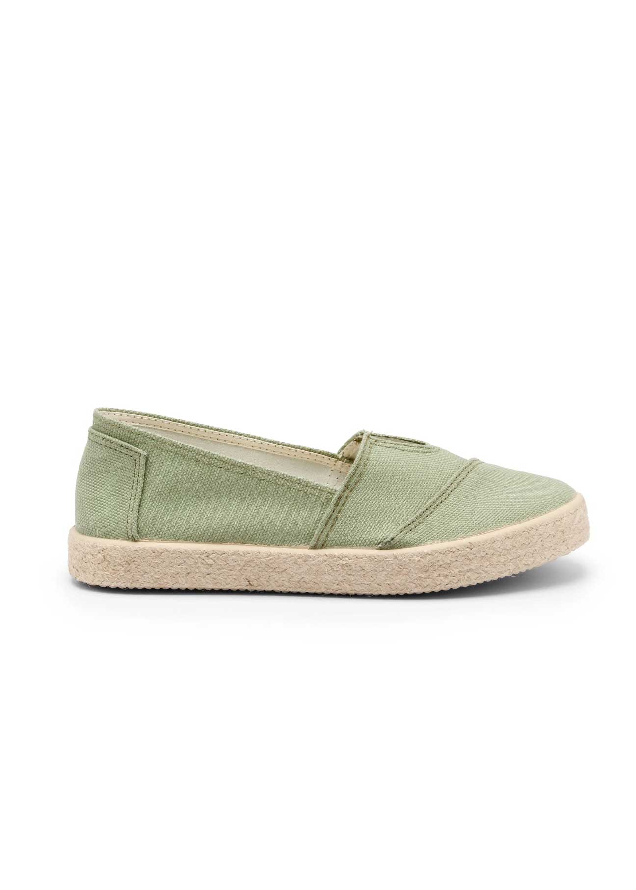 Tim Organic Cotton Espadrille Slip-On – Mint - Ecomarket.com