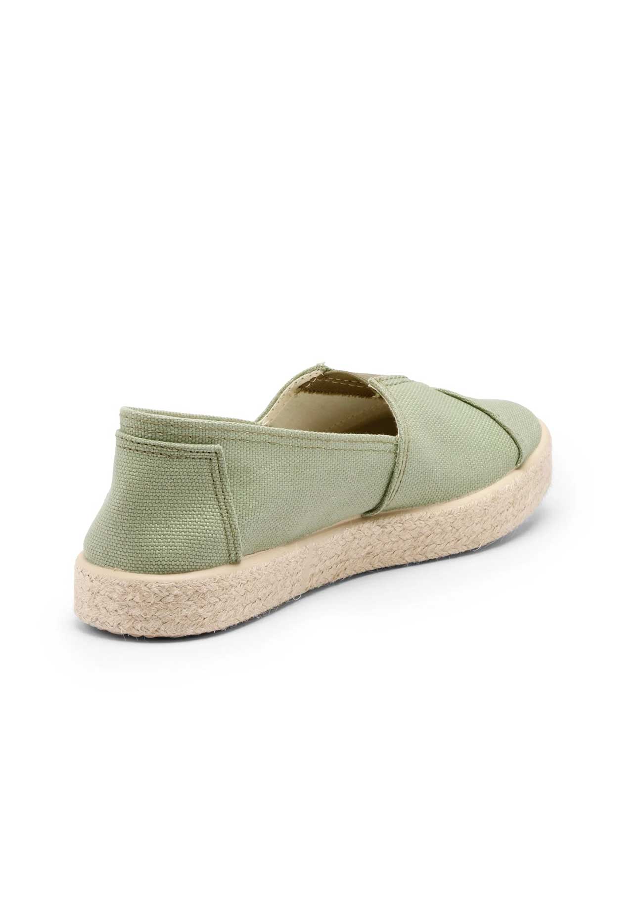 Tim Organic Cotton Espadrille Slip-On – Mint - Ecomarket.com