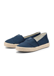 Tim Organic Cotton Espadrille Slip-On – Navy - Ecomarket.com