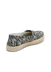 Tim Seaqual Recycled Slip-On Espadrilles – Zebra Print Edition - Ecomarket.com