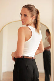 Laura Laval Paris - Tank Top White - Ecomarket.com