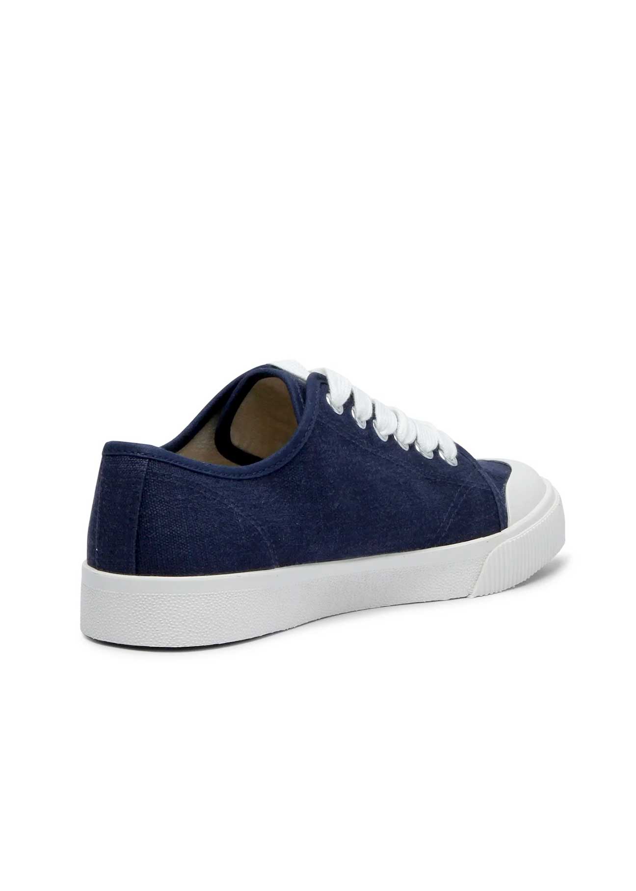 Trudy Low-Top Hemp Vegan Sneakers – Navy - Ecomarket.com