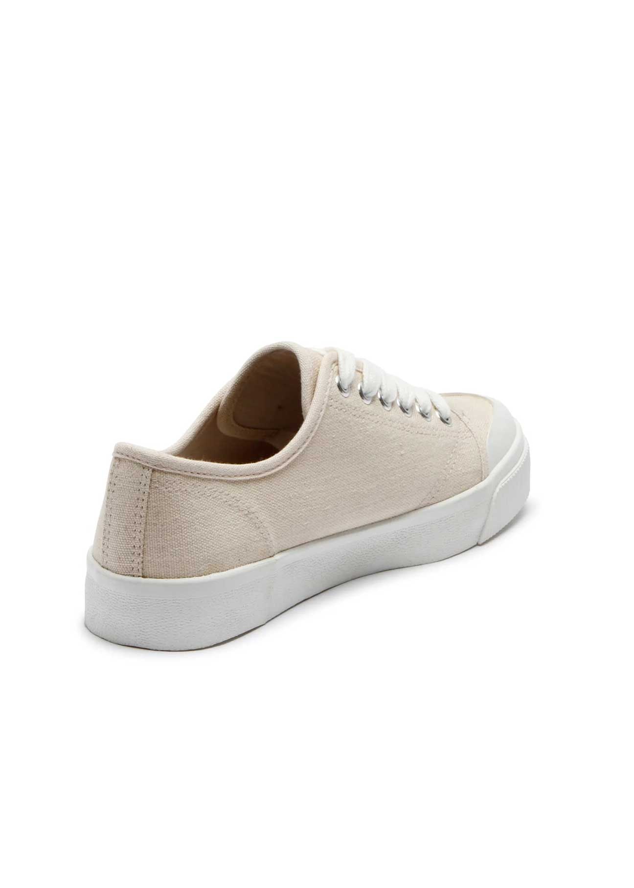 Trudy Low-Top Hemp Vegan Sneakers – Off White - Ecomarket.com