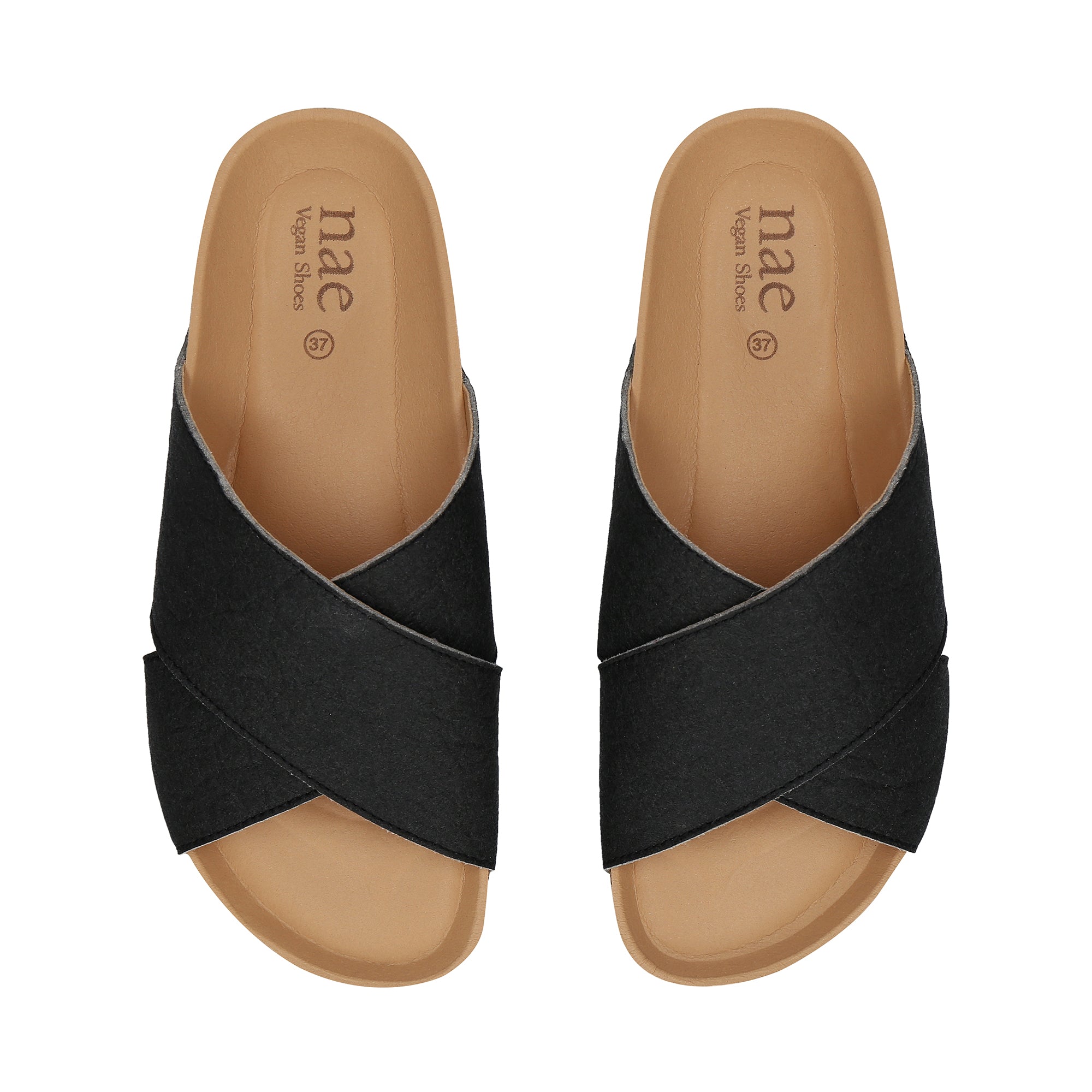 TUPAI Black Vegan Sandals - Ecomarket.com