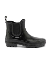 Vickie Natural Rubber Vegan Boots - Black - Ecomarket.com