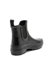 Vickie Natural Rubber Vegan Boots - Black - Ecomarket.com