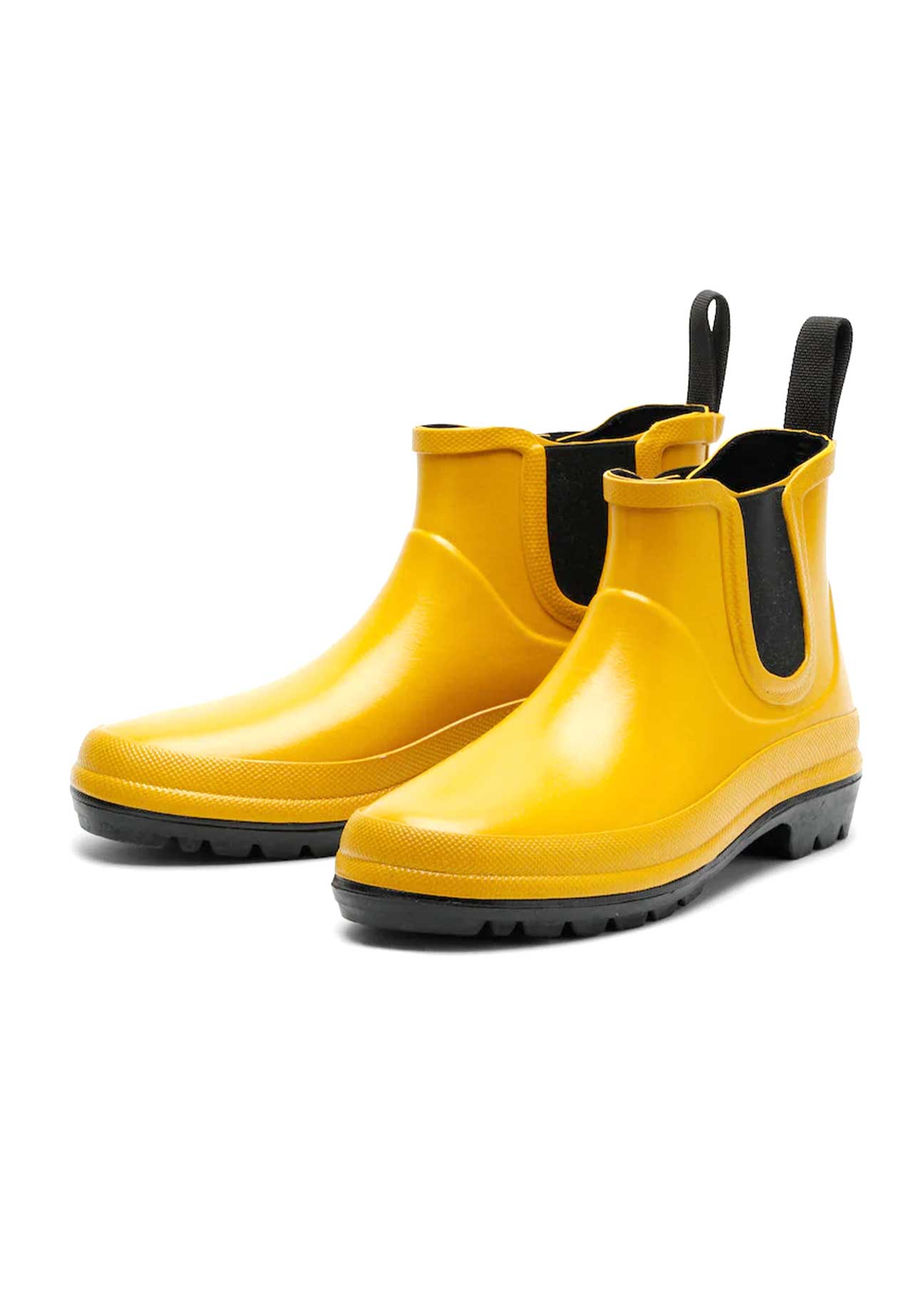 Vickie Natural Rubber Vegan Boots - Curry - Ecomarket.com