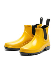 Vickie Natural Rubber Vegan Boots - Curry - Ecomarket.com