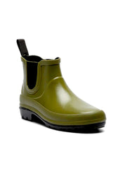 Vickie Natural Rubber Vegan Boots - Olive - Ecomarket.com