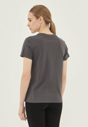 Basic T-Shirt in 100% Organic Cotton in antracite - Ecomarket.com