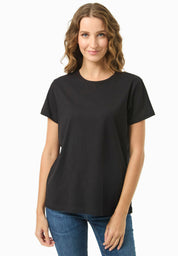 Basic T-Shirt in 100% Organic Cotton in black - Ecomarket.com