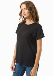Basic T-Shirt in 100% Organic Cotton in black - Ecomarket.com
