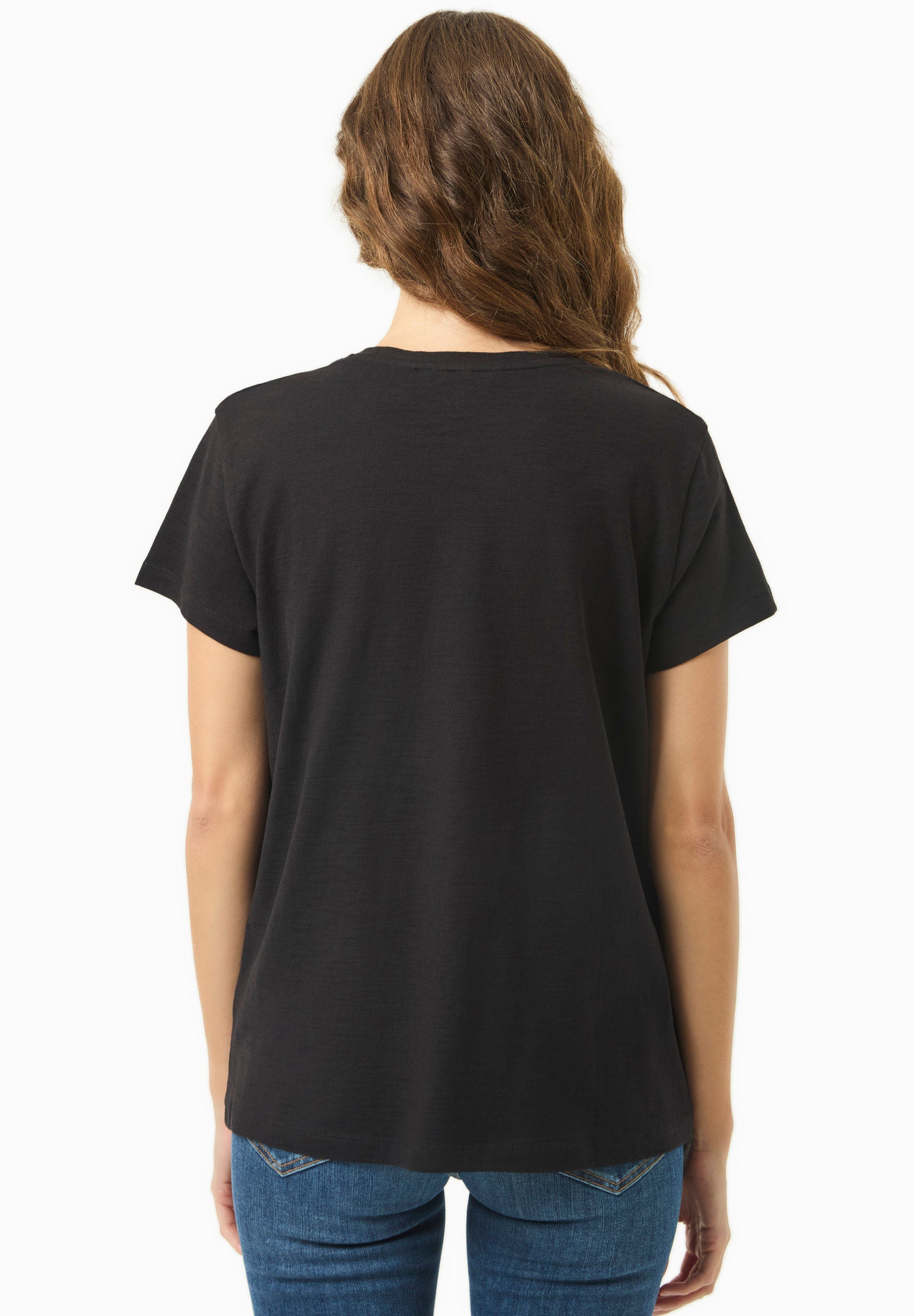 Basic T-Shirt in 100% Organic Cotton in black - Ecomarket.com