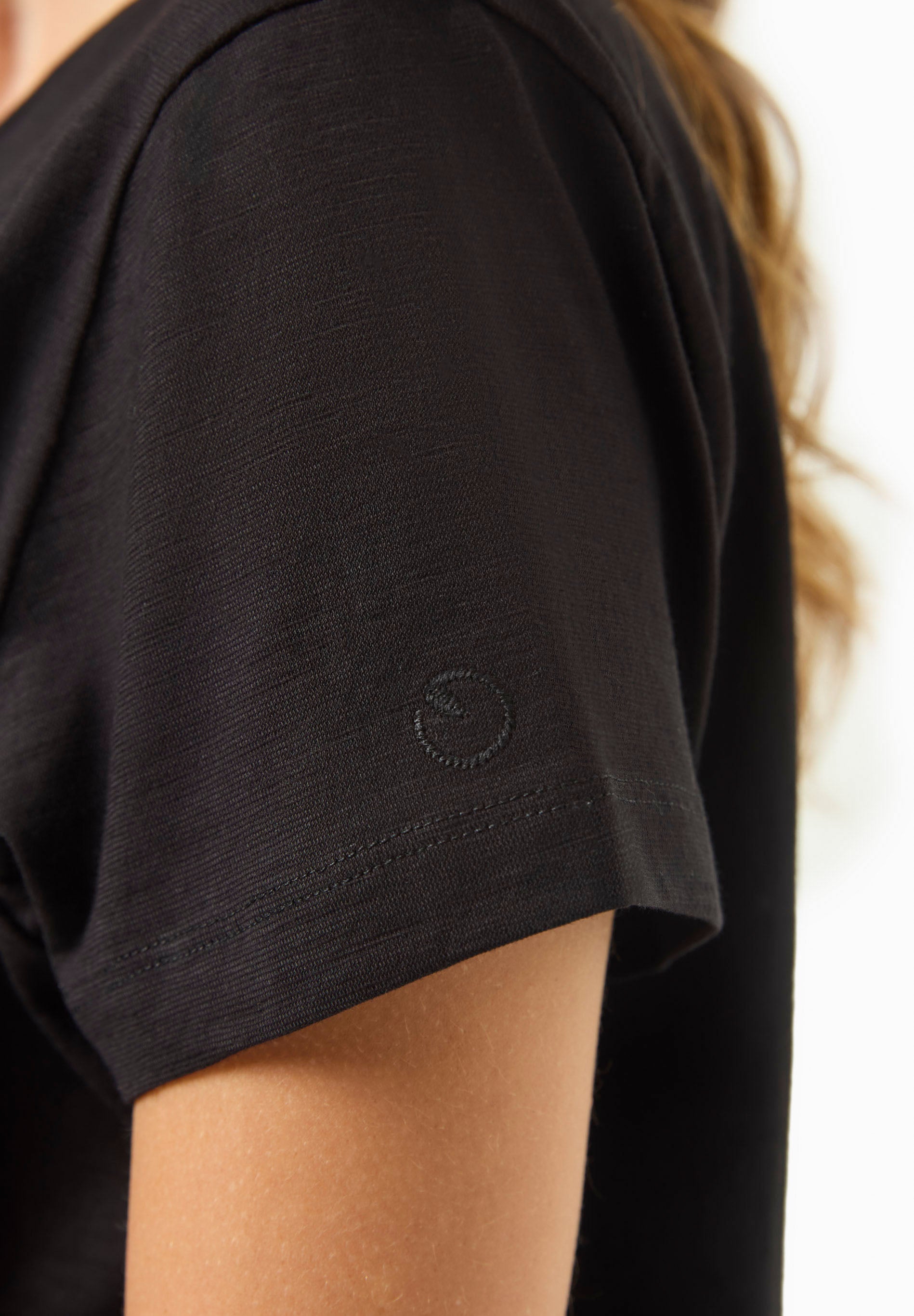Basic T-Shirt in 100% Organic Cotton in black - Ecomarket.com