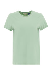 Basic T-Shirt in 100% Organic Cotton in matcha green - Ecomarket.com
