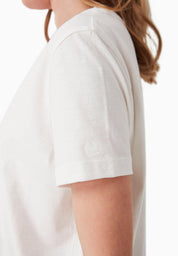 Basic T-Shirt in 100% Organic Cotton in off white - Ecomarket.com