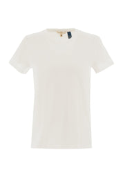 Basic T-Shirt in 100% Organic Cotton in off white - Ecomarket.com