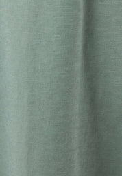 Slub Jersey Dress in 100% Organic Cotton in green tea - Ecomarket.com