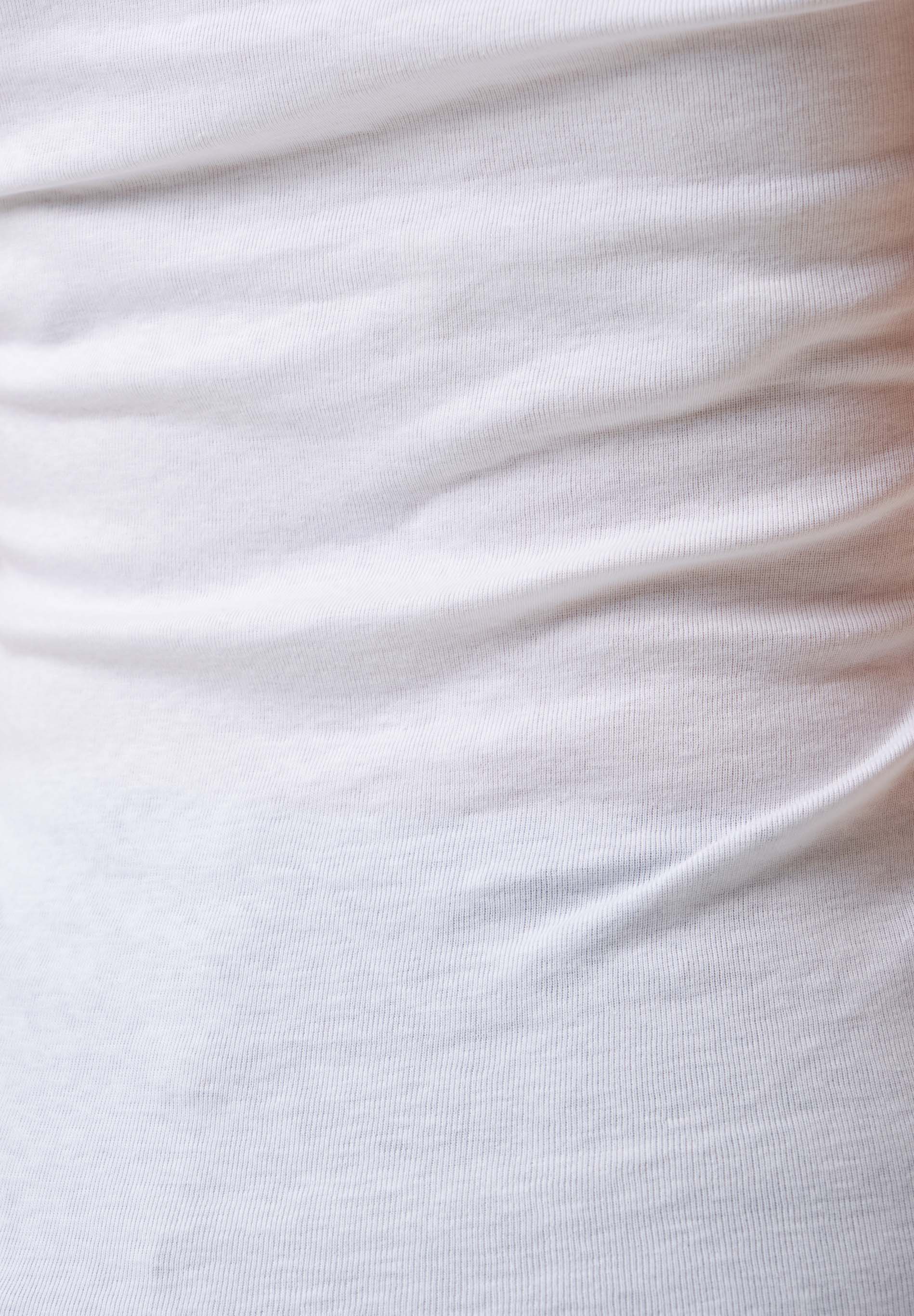 Ribbed Sleeveless Top in Organic Cotton in white (thin strap) - Ecomarket.com