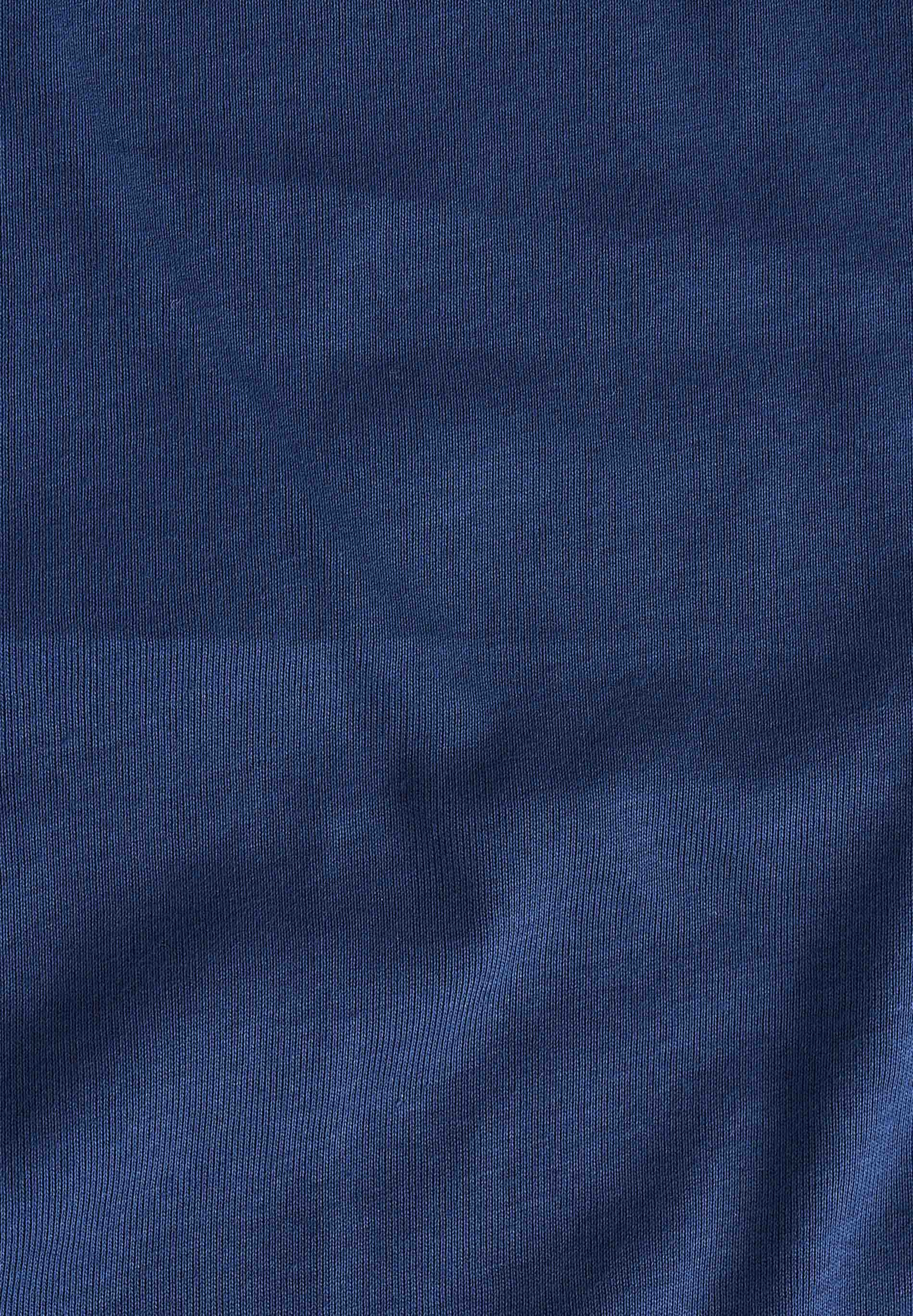 Ribbed Sleeveless Top in Organic Cotton in navy (spaghetti strap) - Ecomarket.com
