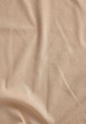 Ribbed Sleeveless Top in Organic Cotton in beige (spaghetti strap) - Ecomarket.com