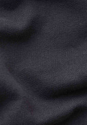 Soft Touch Zip Hoodie in 100% carbon-brushed Organic Cotton in black - Ecomarket.com