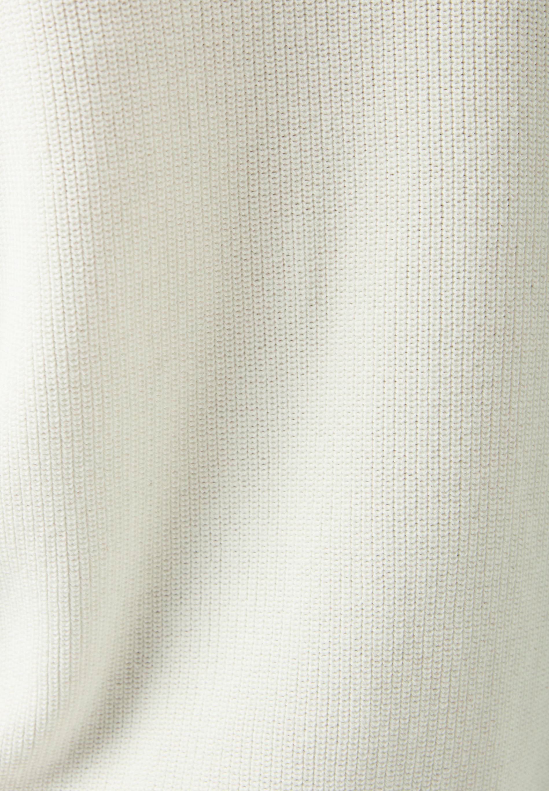 Organic cotton turtleneck sweater in off white - Ecomarket.com