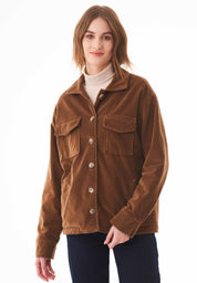 Corduroy Jacket in Organic Cotton with Teddy Lining - Ecomarket.com
