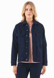 Denim Jacket in Organic Cotton Stretch Blend - Ecomarket.com