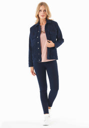 Denim Jacket in Organic Cotton Stretch Blend - Ecomarket.com