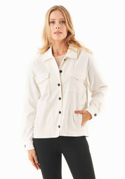 Oversized Shirt Jacket in TENCEL™ Lyocell & Organic Cotton - Ecomarket.com