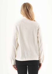 Oversized Shirt Jacket in TENCEL™ Lyocell & Organic Cotton - Ecomarket.com