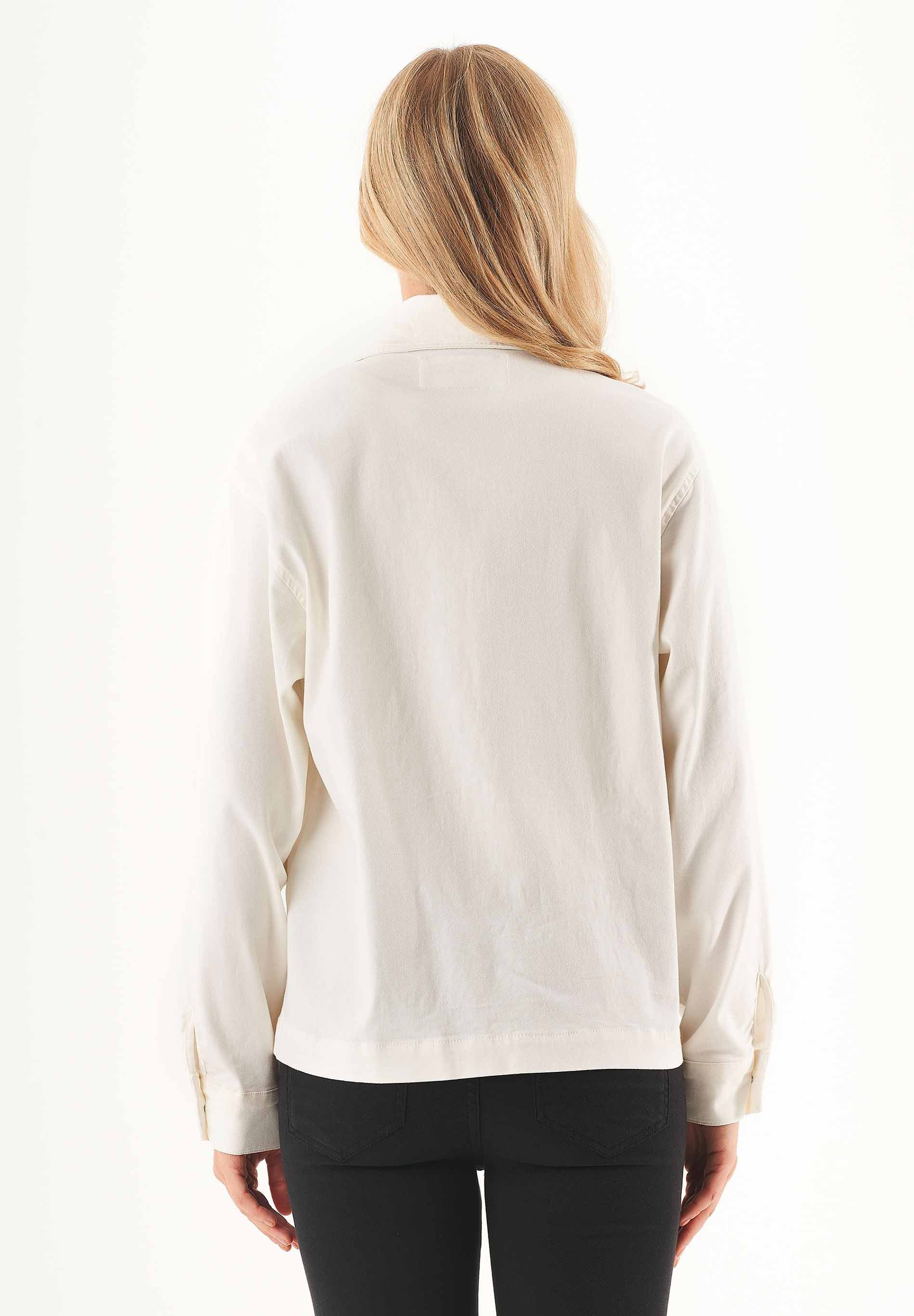 Oversized Shirt Jacket in TENCEL™ Lyocell & Organic Cotton - Ecomarket.com