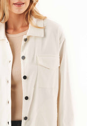 Oversized Shirt Jacket in TENCEL™ Lyocell & Organic Cotton - Ecomarket.com