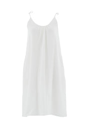 Muslin Dress made with Organic Cotton in white - Ecomarket.com