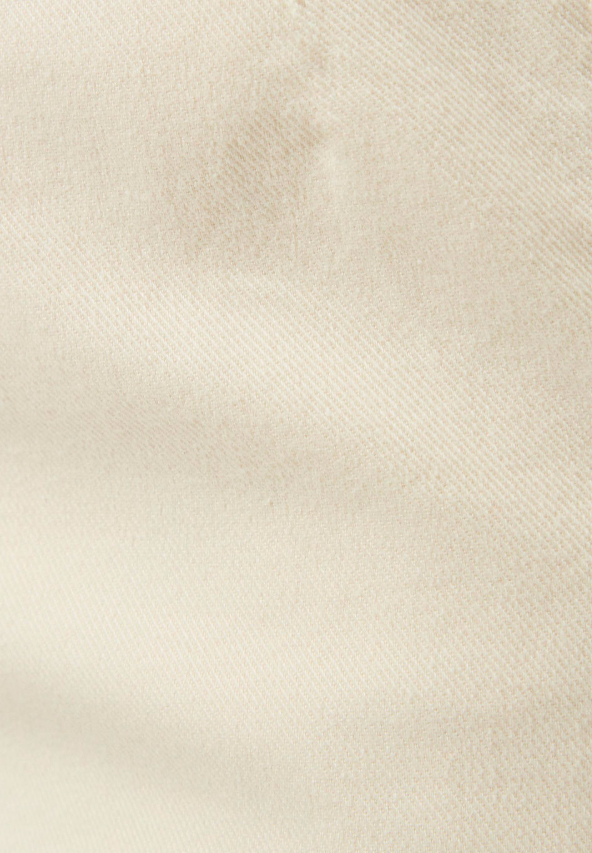 Stretch Twill Pants in TENCEL™ Lyocell & Organic Cotton in Ecru - Ecomarket.com
